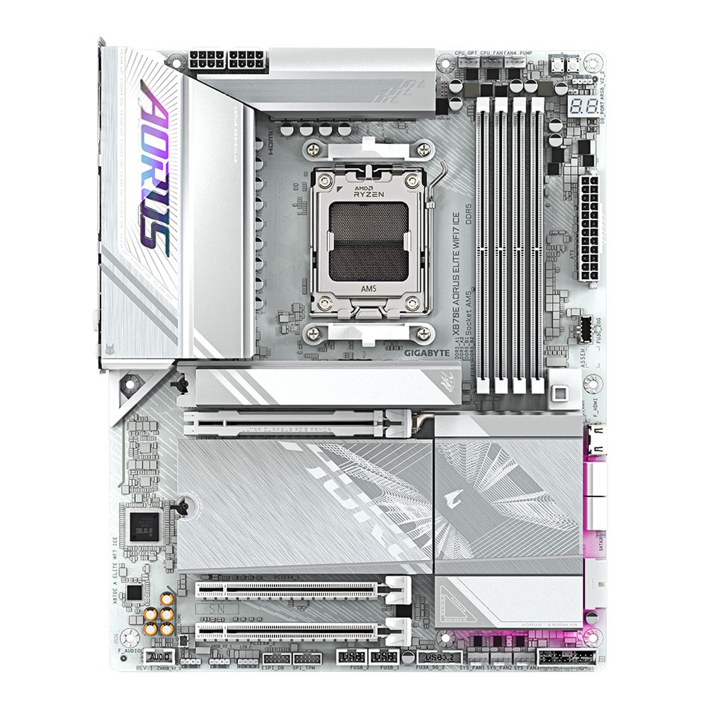 AMD Ryzen 9 9950X3D, Gigabyte X870E Aorus Elite ICE WiFi7 AM5, G.Skill Flare X5 Series 32GB DDR5 6000 Kit, Computer Build Bundle - Image 2